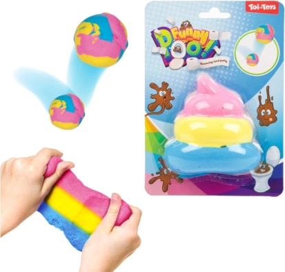 Hüpfender Schleim in Kackhaufen-Form