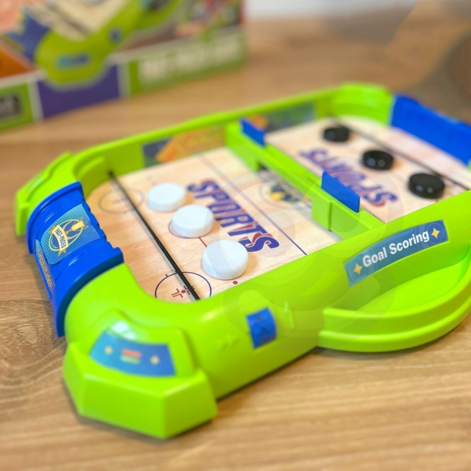 Geschicklichkeitsspiel 2-in-1 Minihockey Rennen