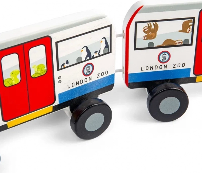 Bigjigs Toys Nachziehspielzeug Londoner U-Bahn