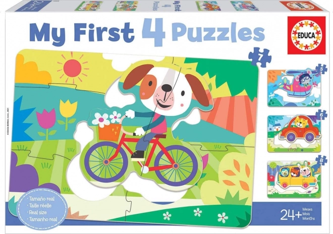Mein erstes Puzzle: Verkehrsmittel 4v1
