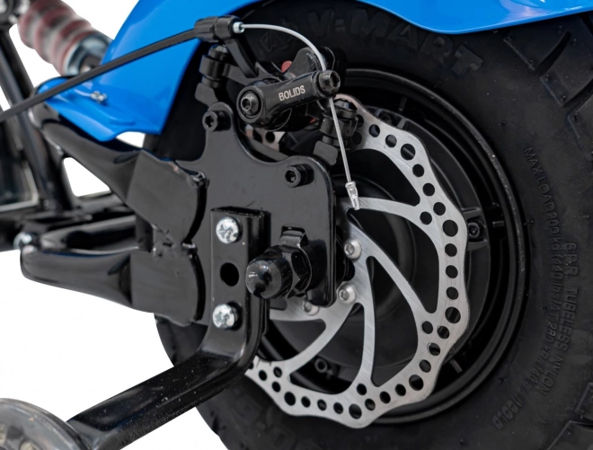 Motorrad Chopper Warrior Blau