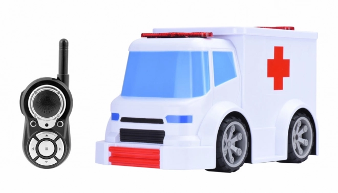 Ferngesteuerter Krankenwagen mit Sprachsteuerung