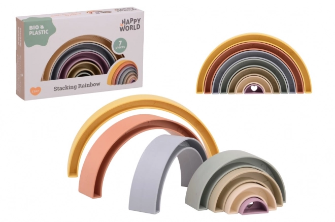 Happy World Bio Plastik Regenbogen-Puzzleteil