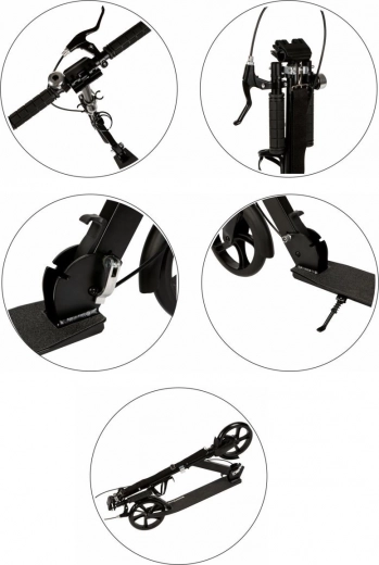 Doppels Bremssystem und klappbarer Rahmen