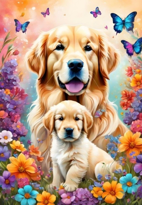 Puzzle Mutterliebe: Hunde 1000 Teile