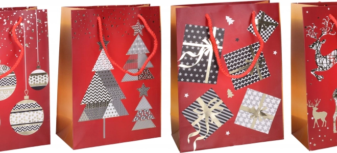 Geschenktasche S Weihnachten 18 × 24 × 8,5 cm