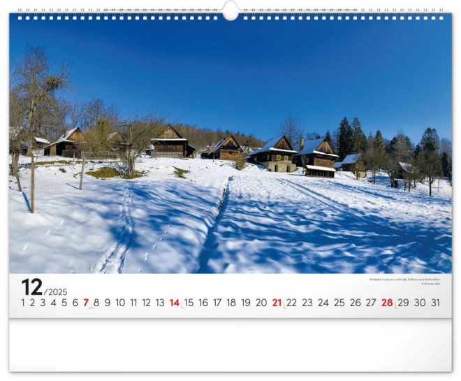 Notique Wandkalender Panorama Tschechische Republik 2025