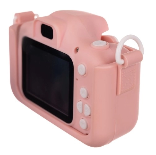 Digitaler Kinderfotoapparat mit Katzenmotiv – Rosa