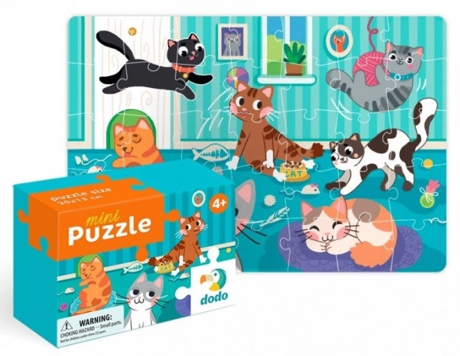 DODO Puzzle Verrückte Katzen 35 Teile