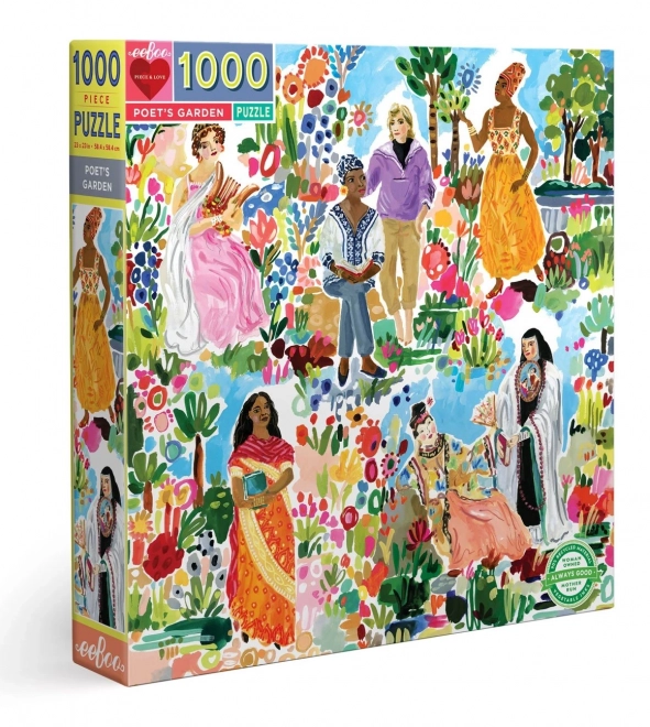 Eeboo Garten der Dichter Puzzle 1000 Teile