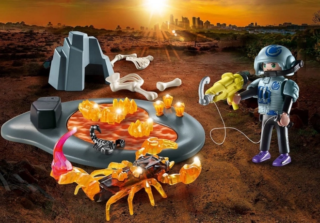 Playmobil Dino Rise Starterset Kampf mit dem Feuer Skorpion