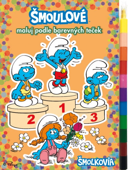 Malbuch A5 DIE SCHLÜMPFE