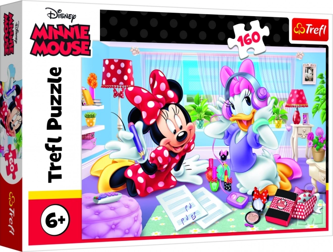 Disney Minnie Maus Puzzle 160 Teile - Ein Tag mit Freunden