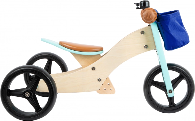 Small Foot Holzlaufrad Trike 2-in-1 Türkis