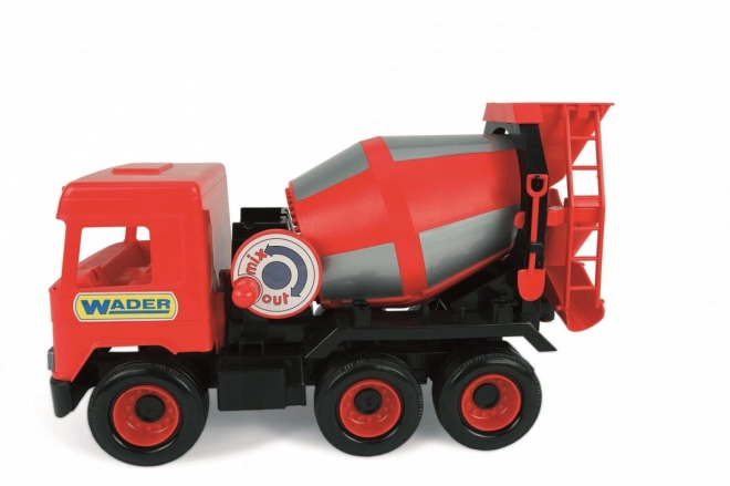 Rote Betonmischer 38 cm Middle Truck