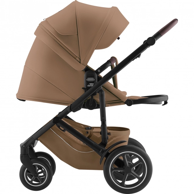 Smile Kinderwagen Set 5Z mit Lux Wanne in Warm Caramel