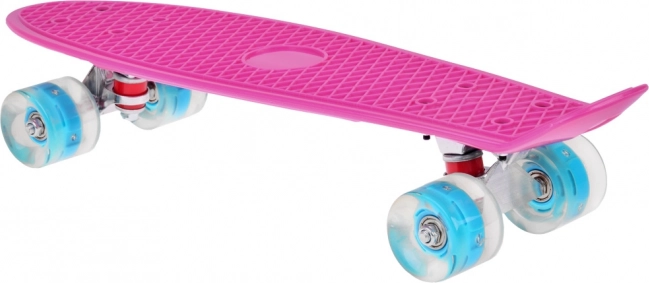 Fiszka-Skateboard mit LED Rollen
