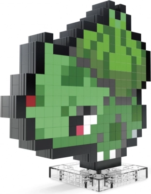 Pixel-Figur BISASAM im Retro-Look