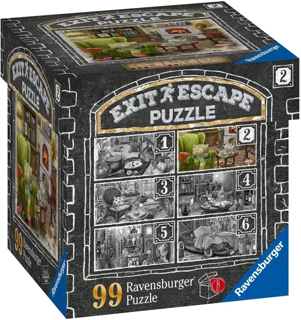 Ravensburger Exit-Puzzle Spukhaus Wohnzimmer