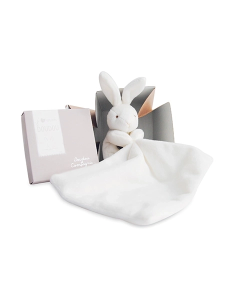 Doudou Geschenkset - Kaninchen mit Kuscheltuch