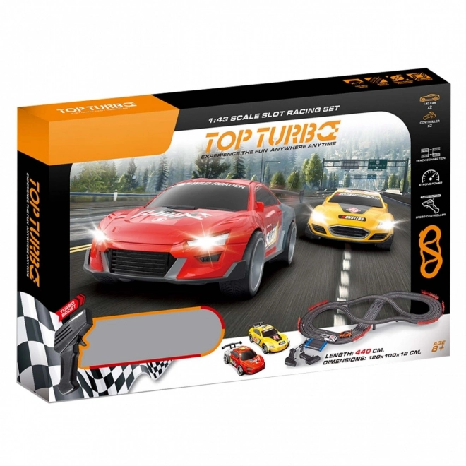 Rennautobahn mit 440 cm Streckenlänge