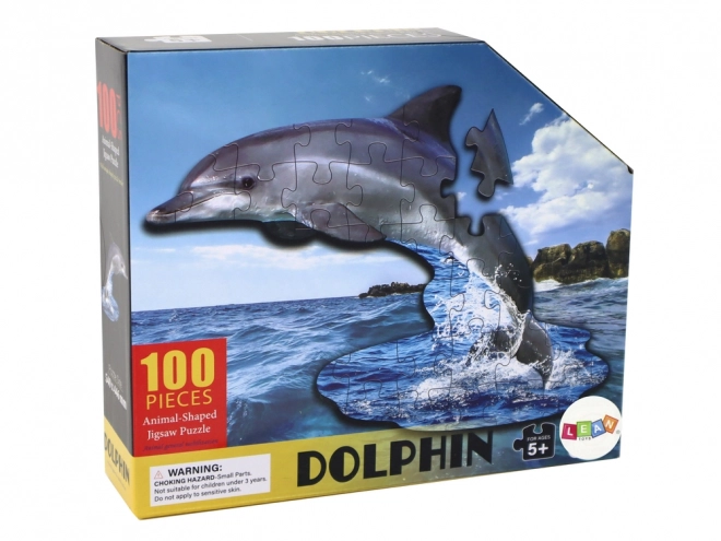 Puzzle 100 Teile Delphin-Motiv