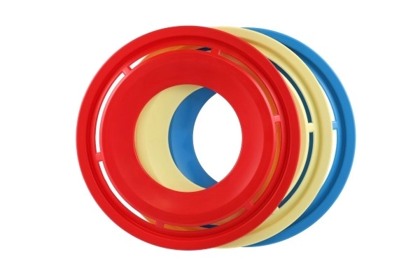 Fliegende Scheibe Ring Plastik ø 28 cm 12m+