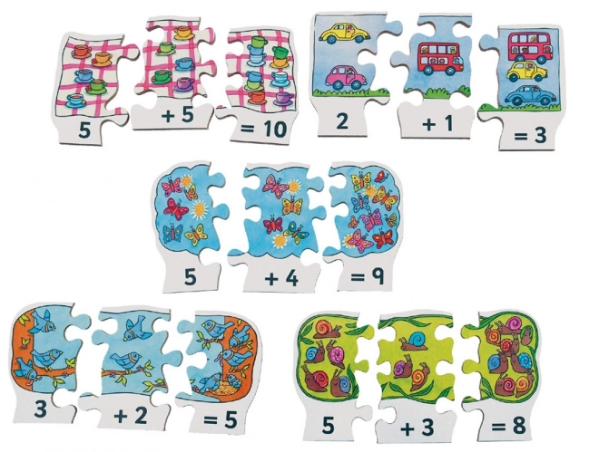 Just Jigsaws Holzpuzzle Mathematische Addition