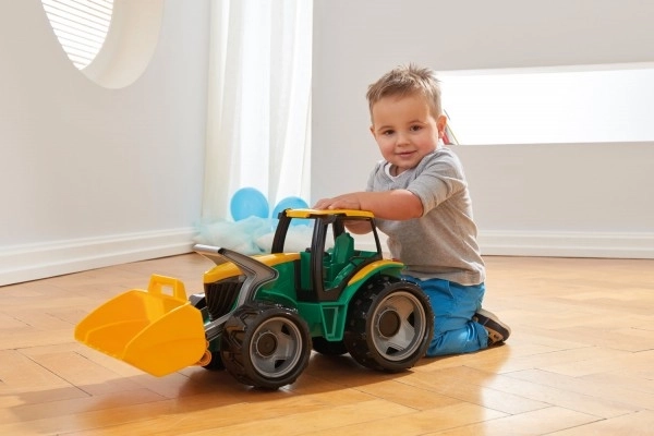 Traktor mit Schaufel Grün-Gelb