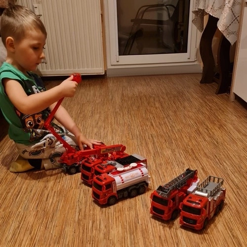 Feuerwehrautos Set für Kinder 6 in 1