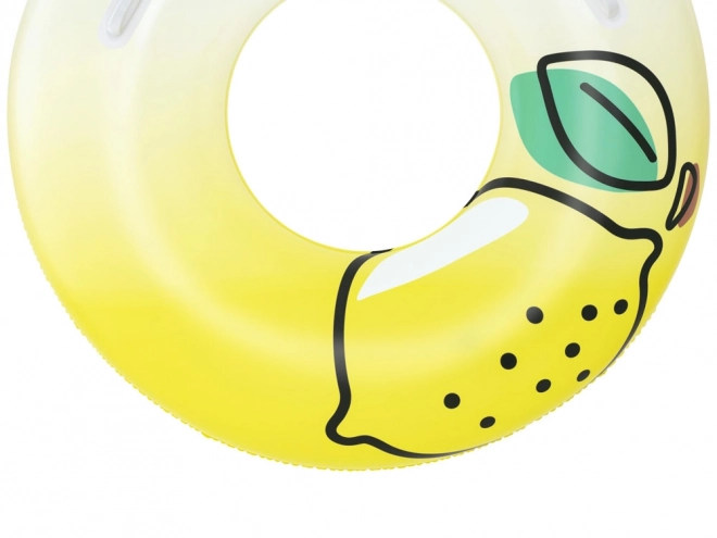 Bestway Schwimmring mit Griffen Zitrone 114 cm
