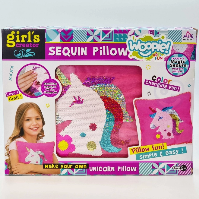 Kreativset Kissen Dekorieren Einhorn