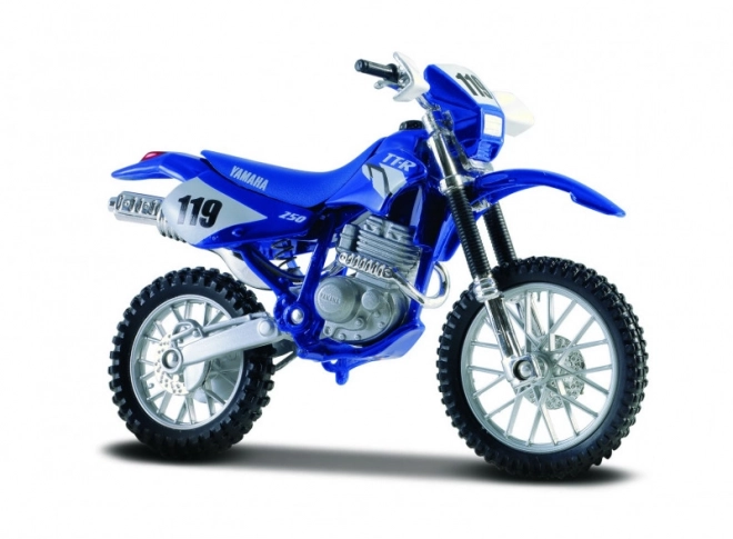 Metallmodell Motorrad Yamaha TT-R 250 1/18 mit Ständer
