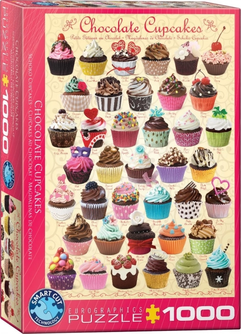 Eurographics Puzzle Schokoladen-Cupcakes 1000 Teile