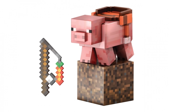 Sammlerfigur Schwein - Minecraft Diamant-Level