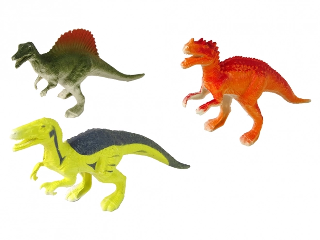 Dinosaurier Figuren Set 9-teilig Bunt