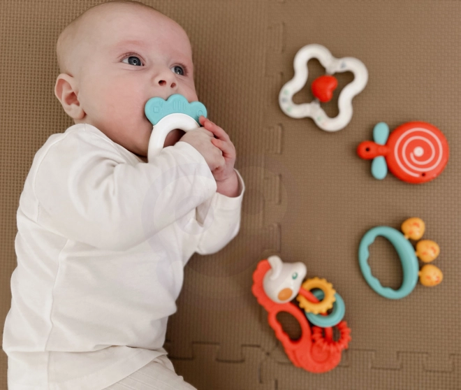 Woopie Baby Beißring Rasselset für Babys