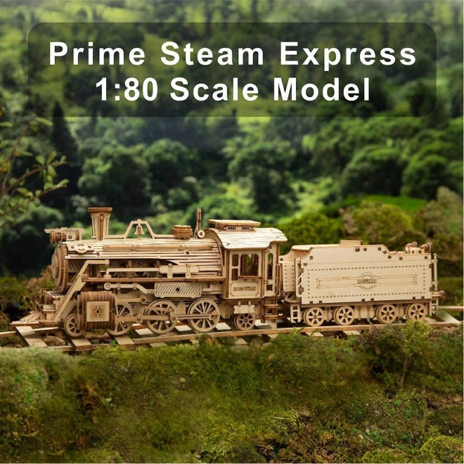 Robotime Rokr 3D Holzpuzzle Prime Steam Express