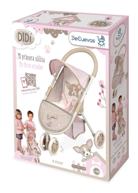 DeCuevas Sportlicher Puppenwagen Dreirad Didi