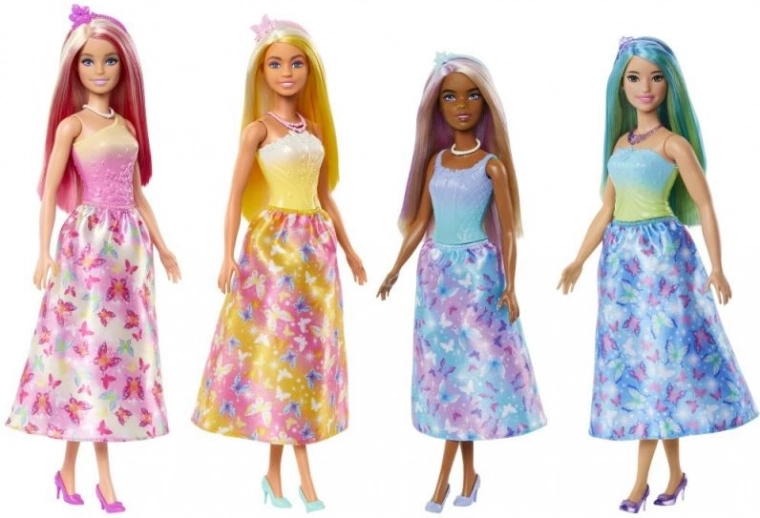 Lange gelbblonde Haare