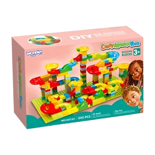 Woopie Murmelbahn Bausatz 340 Teile