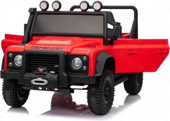 Elektrisches Kinderauto LAND ROVER Defender 110 SVX Concept – Rot