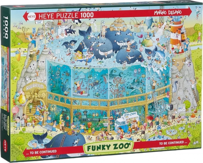 Heye Puzzle Verrückter Zoo: Ozean Ausstellung 1000 Teile