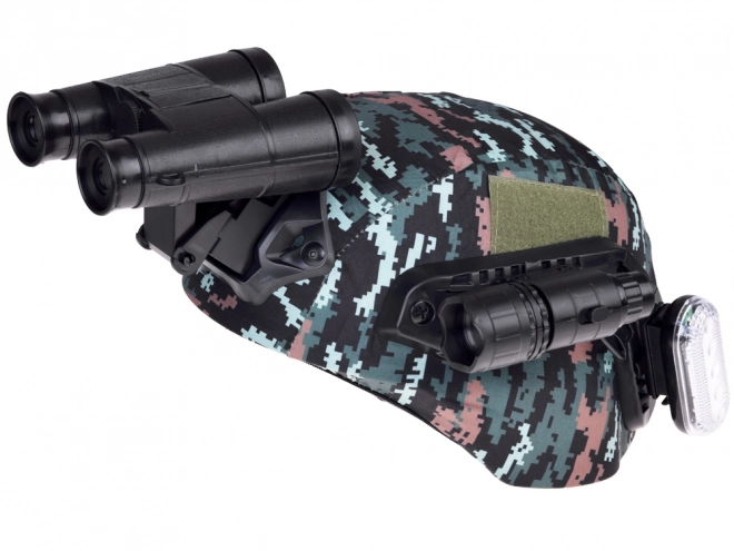 Spielset Soldat mit Helm, Fernglas und Walkie Talkie