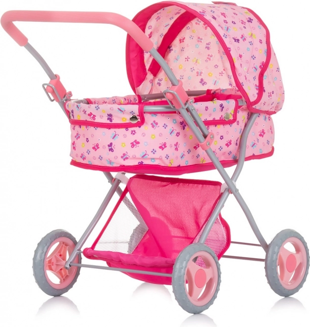 Kinderwagen für Puppen DORA Schmetterlinge von Chipolino