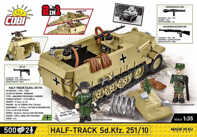 Cobi Sd.Kfz. 251 Halbkettenfahrzeug Bausatz