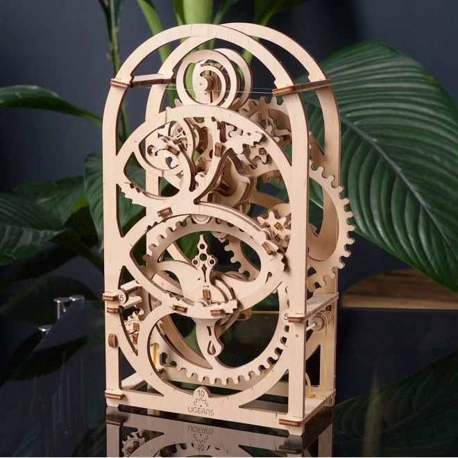 Mechanische 3D-Holzpuzzle Uhr mit Timer - 20 Minuten