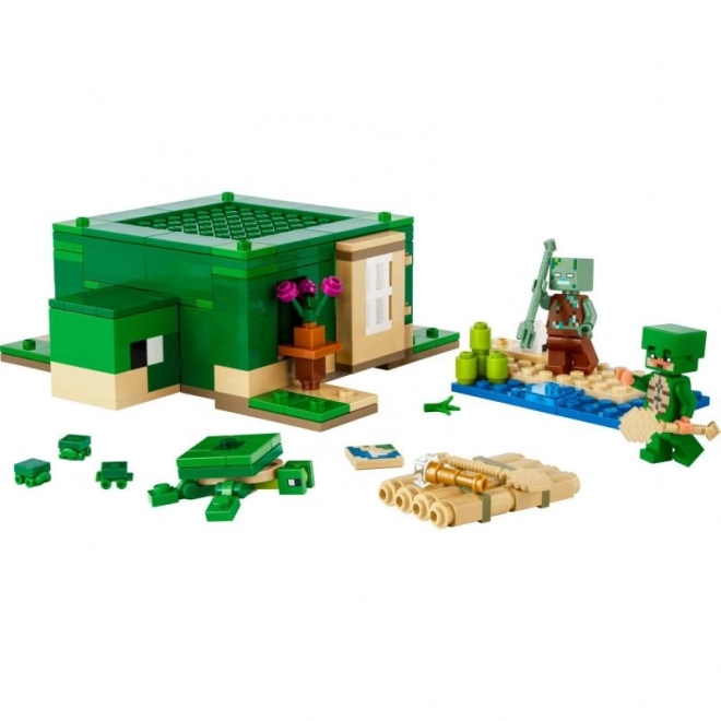 Lego Minecraft Schildkröten-Strandhaus