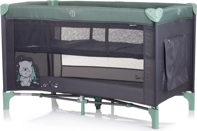 Chipolino Reisebett Ariel Grün Pastell