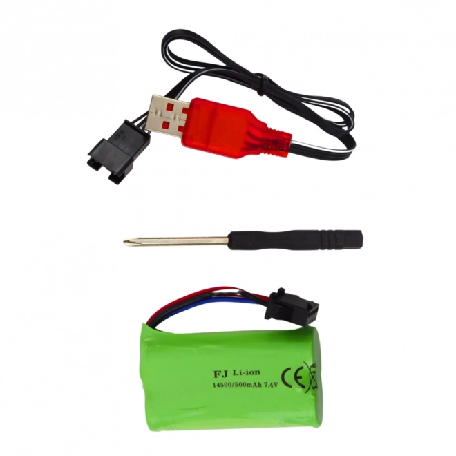 Elektrische Wasserpistole 61cm weiß